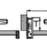 струбцина Bessey KREV100-2K 1000/95 мм корпусная - схема работы на зажим и разжимание