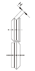 ролики SDF для фальца  ролики для формирования профиля фальцевого соединения труб, сегментов и отводов