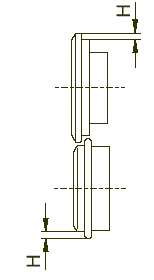 ролики F для стоячего фальца пара роликов на станок RAS 12.65 для подготовки фальцевого соединения тонкостенных труб