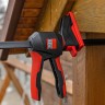 одноручный зажим Bessey EZ360-45 с вращающейся рукояткой - одноручный зажим Bessey EZ360-45 с вращающейся рукояткой